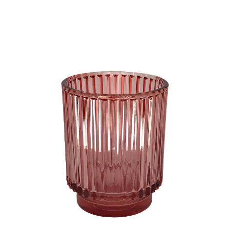 Ribbed Pillar Series (Pink #4114) Small Ribbed Pillar Series (Pink #4114) Small