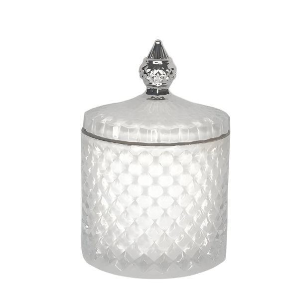 French Silver Tip Geo Series (White #4068) French Silver Tip Geo Series (White #4068)