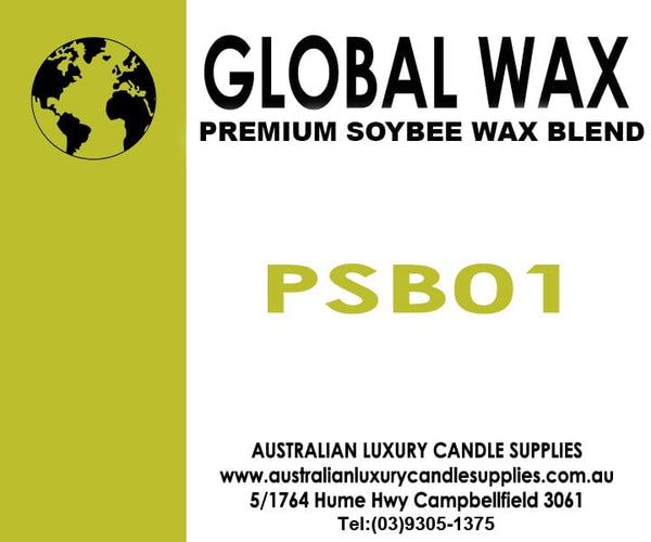 Global Wax PSB01 Premium Soy-Bee Blend Wax Global Wax PSB01 Premium Soy-Bee Blend Wax