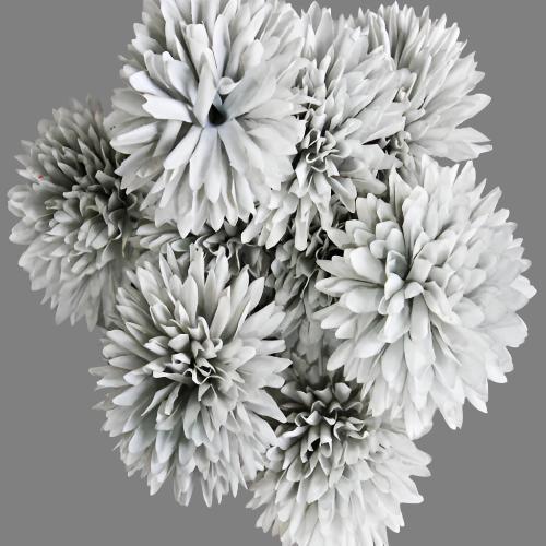 Chrysanthemum Bunch (#2105) Dusty Blue