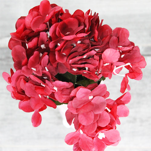 Hydrangea Bunch (#2068) Red