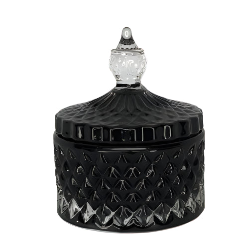 French Clear Tip Geo Series (Black #4136) Small French Clear Tip Geo Series (Black #4136) Small