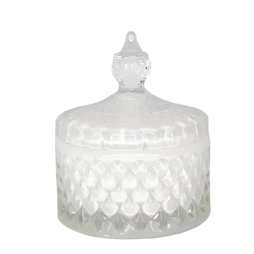 French Clear Tip Geo Series (White #4140) Small French Clear Tip Geo Series (White #4140) Small