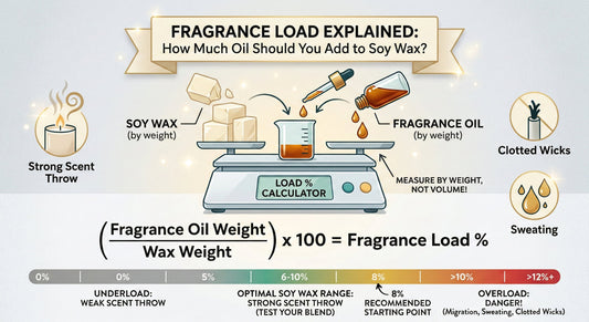 Fragrance Load Explained: How Much Oil Should You Add to Soy Wax?