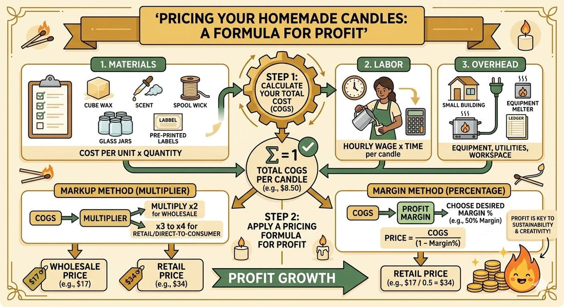 Pricing Your Homemade Candles: A Formula for Profit