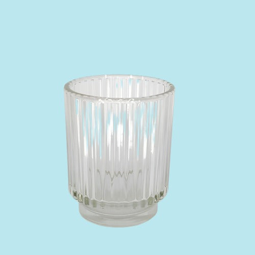 Ribbed Pillar Series (Clear #4116) Small