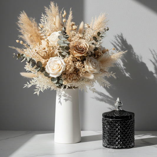 French Silver Tip Geo Series Black – glass candle jar (image 1 of 3)