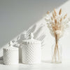 French Clear Tip Geo Series White