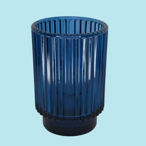 The Ribbed Pillar Series (Blue #4121) Large