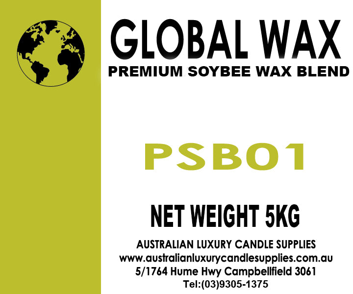 Global Wax PSB01 Premium SoyBee Blend Wax 5Kg