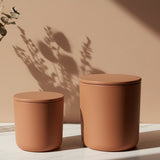 Ceramic With Lid (Terracotta #4167)