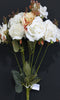 Rose Hydrangea Bunch (#2081) White/Peach