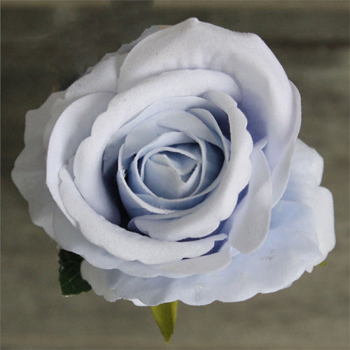 Velvet Rose Stem (#1011) Blue