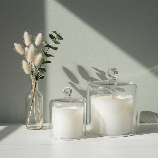 Cloche Small (White #4156 210ml) – glass candle jar